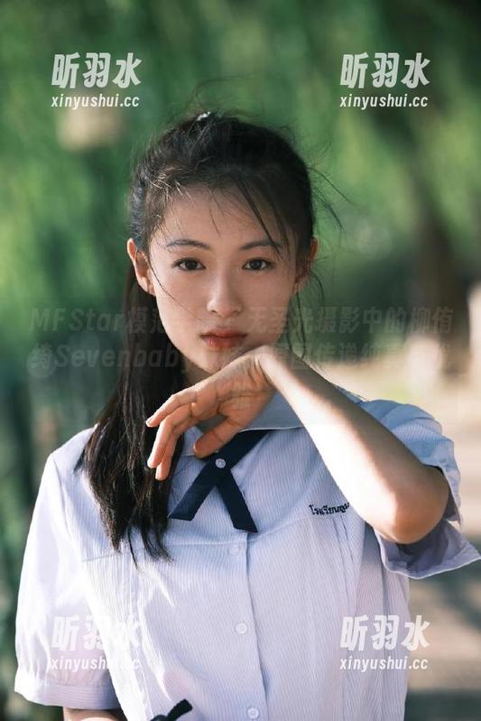 MFStar模范学院 - 无圣光摄影中的柳侑绮Sevenbaby妹妹：原图传递纯真与优雅