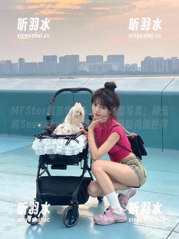 MFStar模范学院 - 精致高清写真：柳侑绮Sevenbaby长腿带你走进时尚新世界