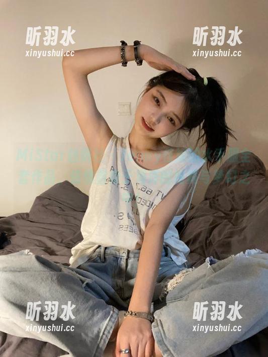 MiStar魅妍社 - Jenny佳妮的水手服全套作品，仿佛置身于海洋的纯真与梦幻之中！