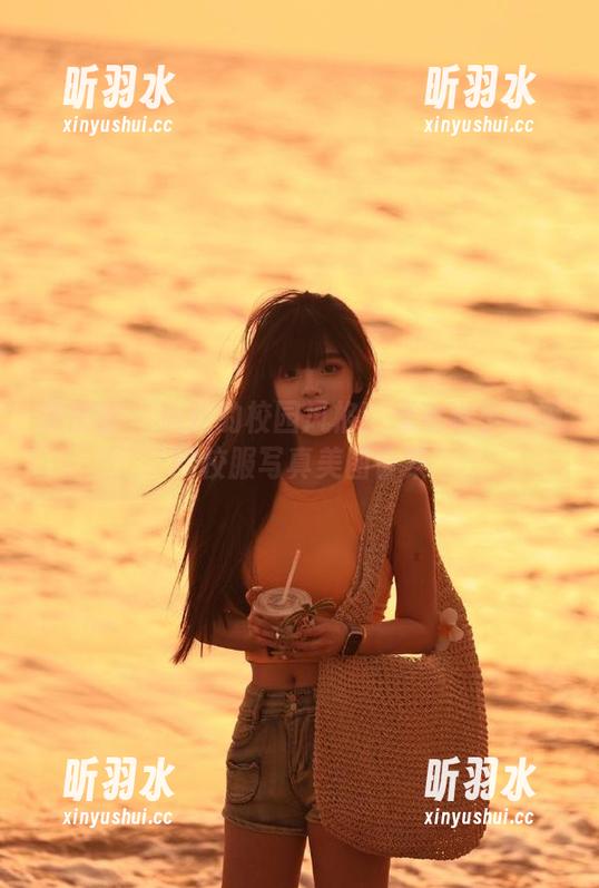 微密圈 - 清新的校园风格：无敌哒小姨妈的校服写真美图合集