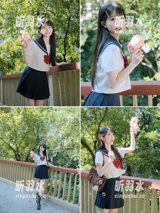魅妍社-王婉悠 魅妍社 - 免费美图奉上,王婉悠水手服拍摄,简直美到窒息!